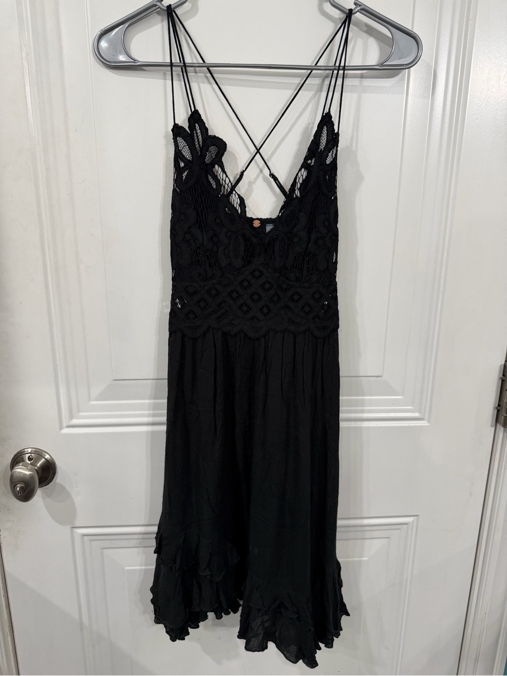 Black Free People Adella Dress